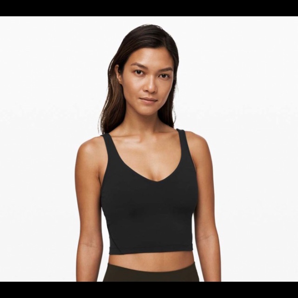 NWT  Lululemon Align Tank Cropped Size 6 Black